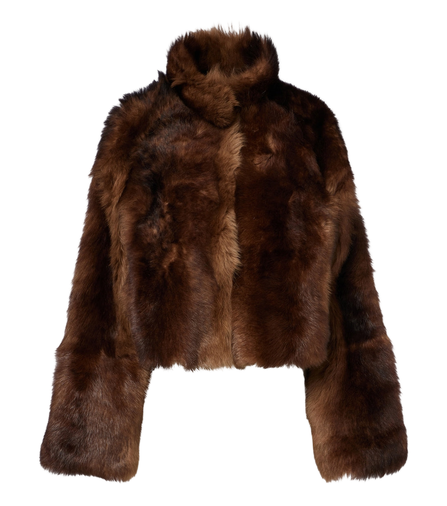 Nour Hammour Cameron shearling jacket