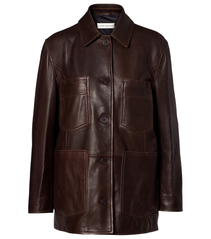 Nour Hammour Leather jacket
