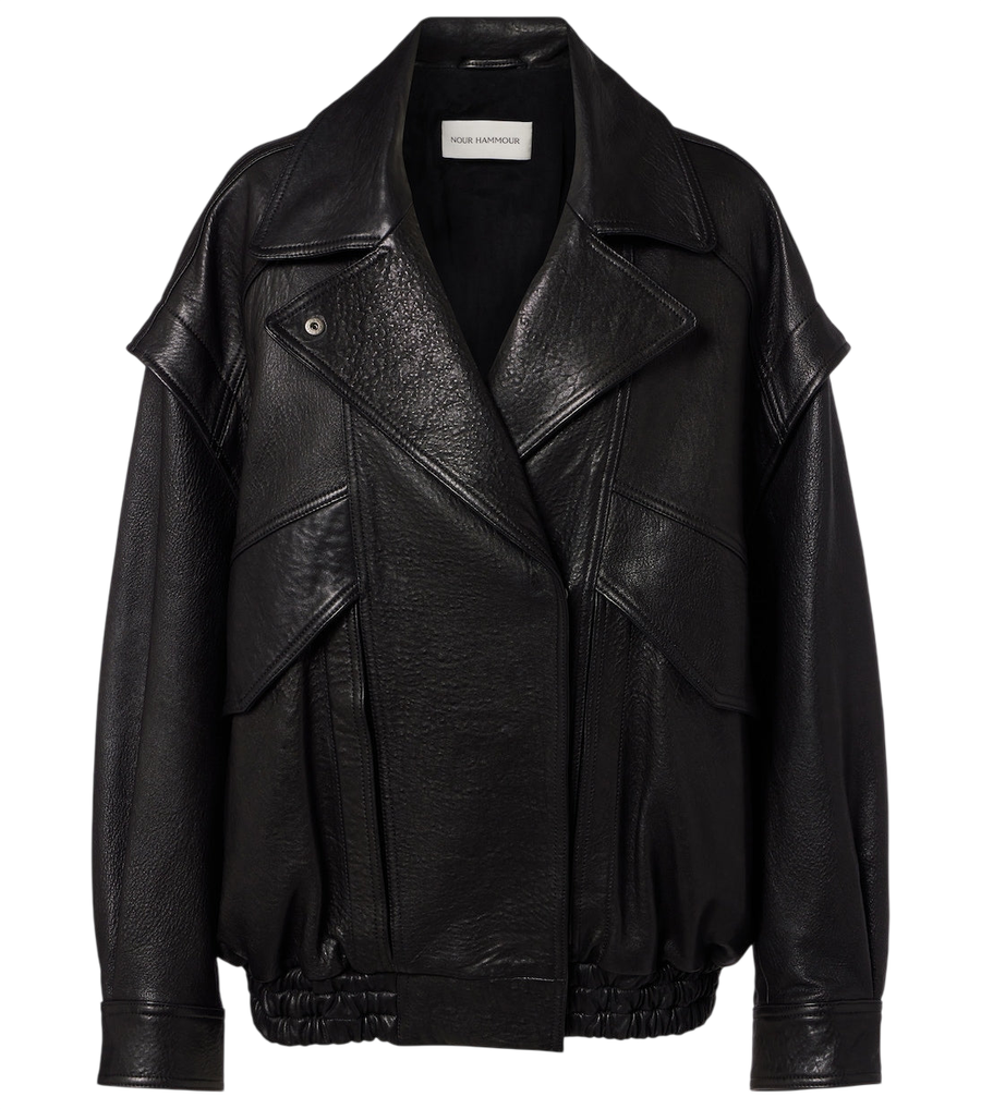 Nour Hammour Micah leather jacket