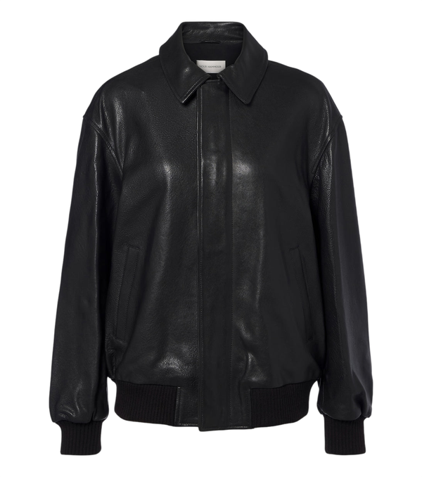 Nour Hammour Toyen leather blouson jacket