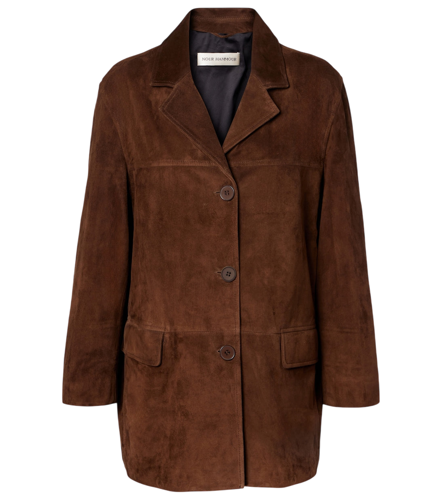 Nour Hammour Voltia suede jacket