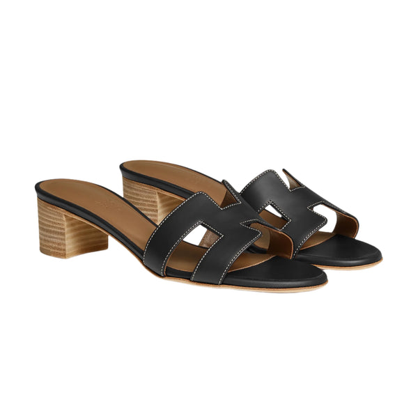 Hermès Oasis Noir sandals