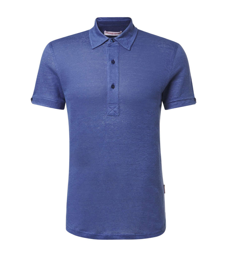 Orlebar Brown Sebastian linen polo shirt