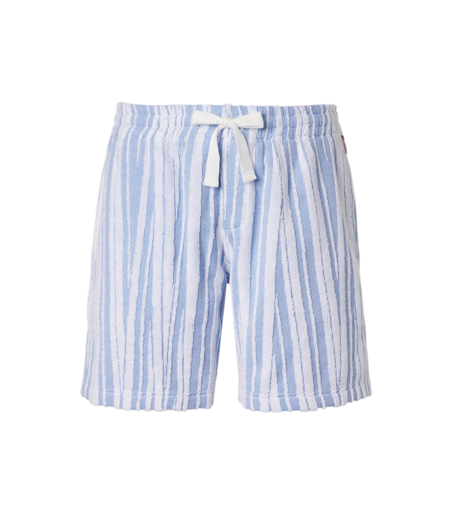 Orlebar Brown Trevon striped cotton toweling shorts