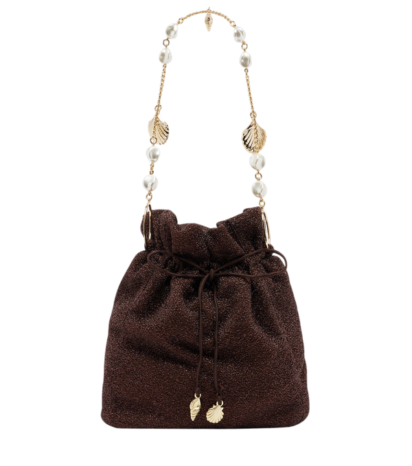 Oséree Lumière Small embellished bucket bag