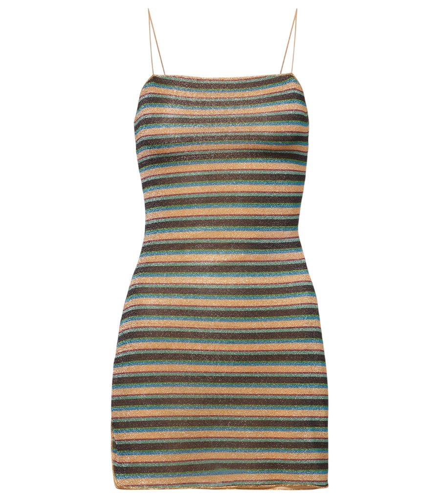 Mini-robe rayée Oséree Lumière