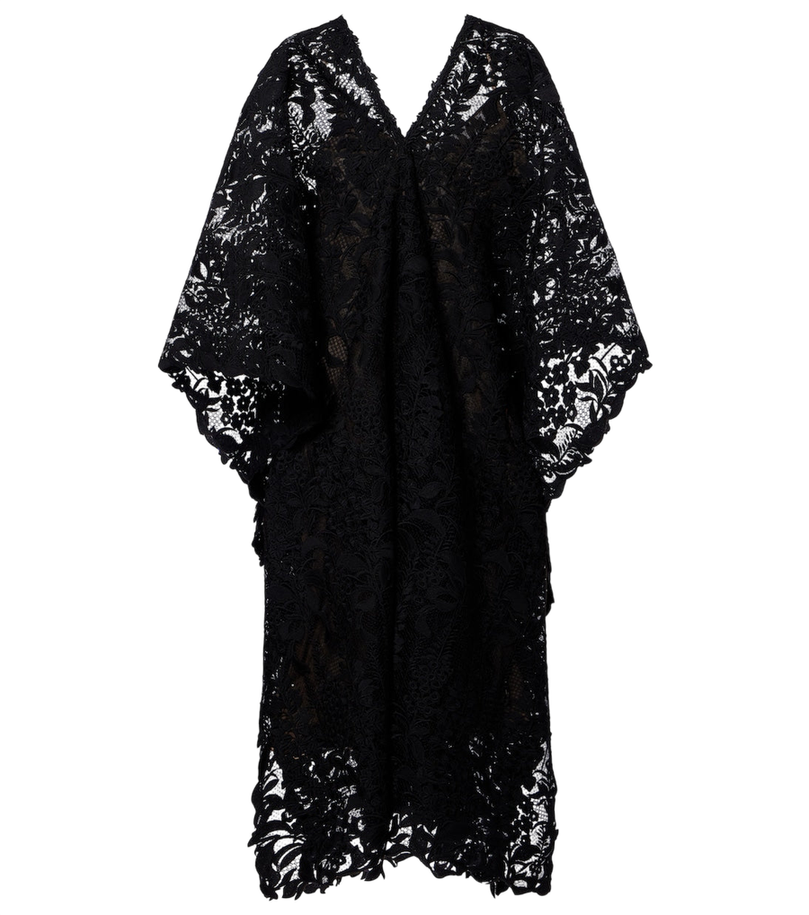 Oscar de la Renta Guipure lace kaftan