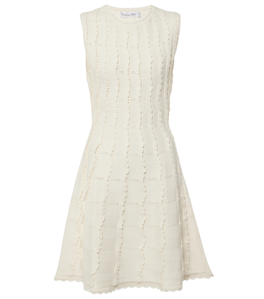 Oscar de la Renta Knitted minidress