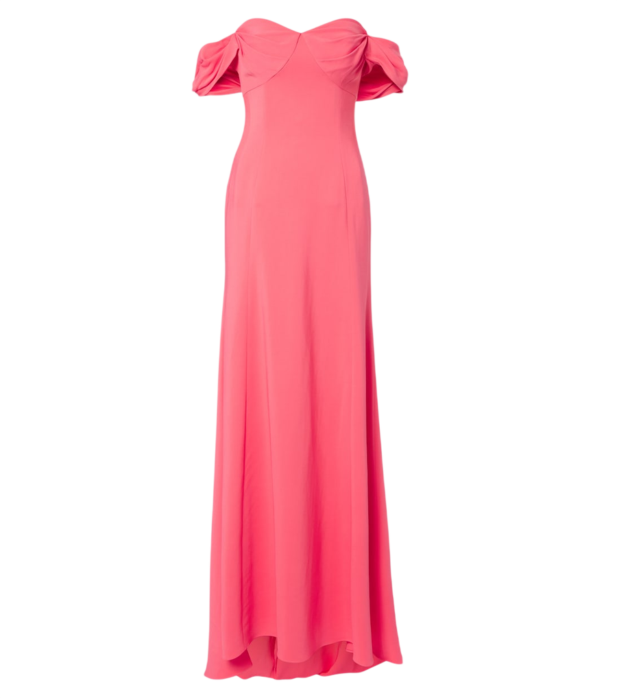 Oscar de la Renta Off-shoulder gown