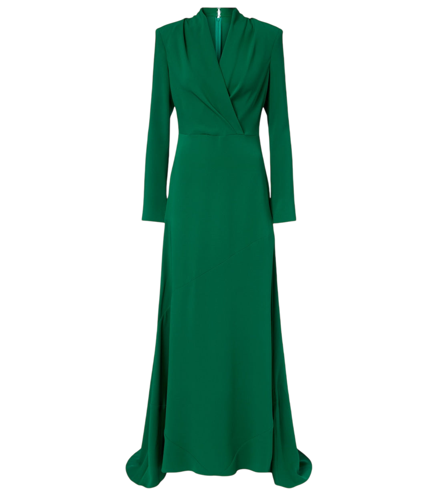 Robe Oscar de la Renta en mélange de soie