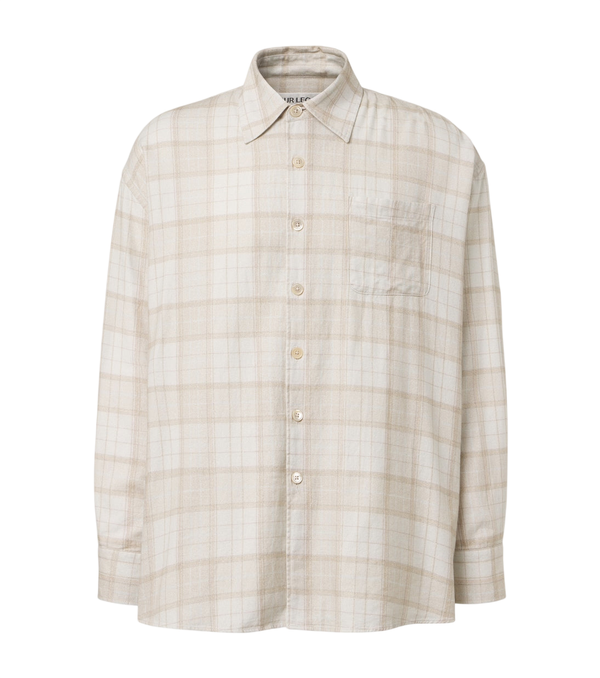 Our Legacy Borrowed plaid cotton flannel shirt