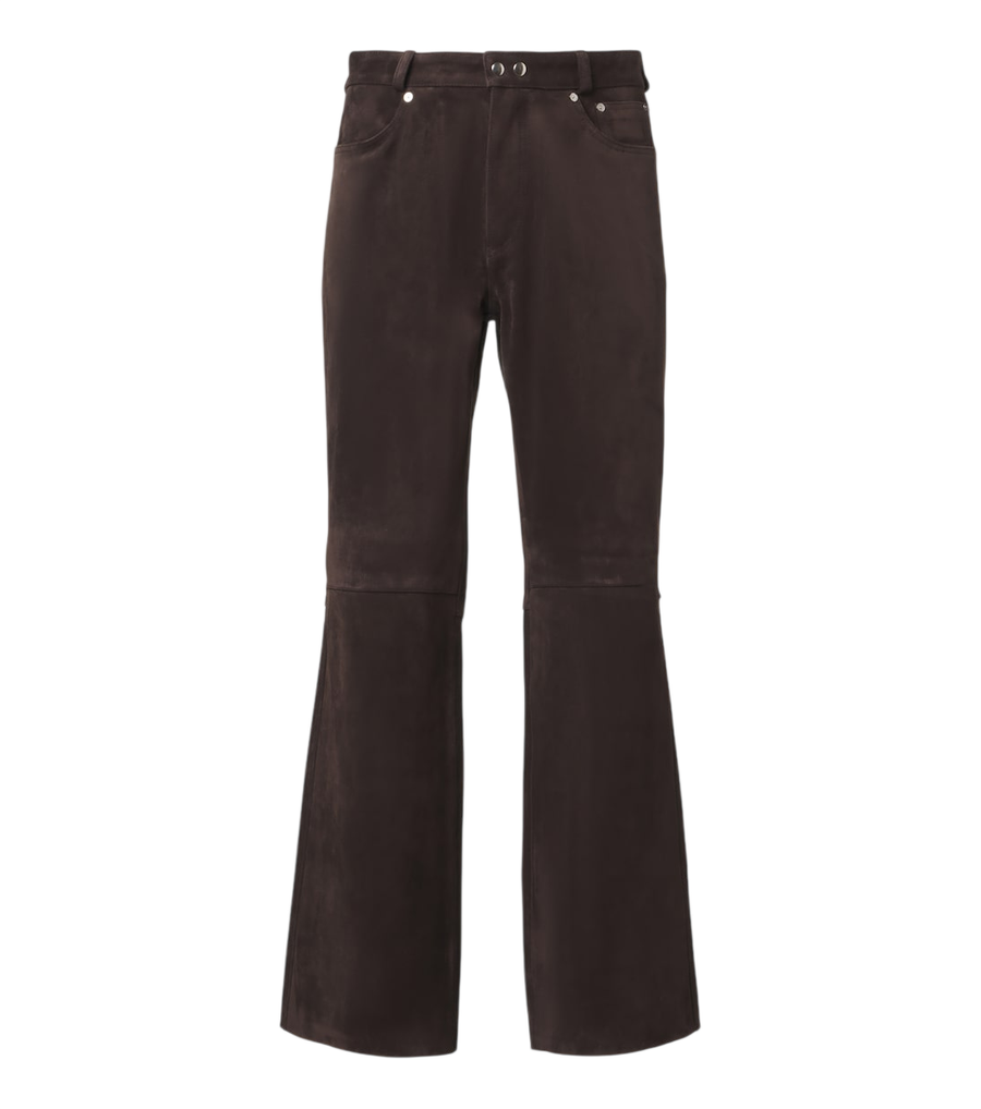 Our Legacy Carlson Cut suede bootcut pants