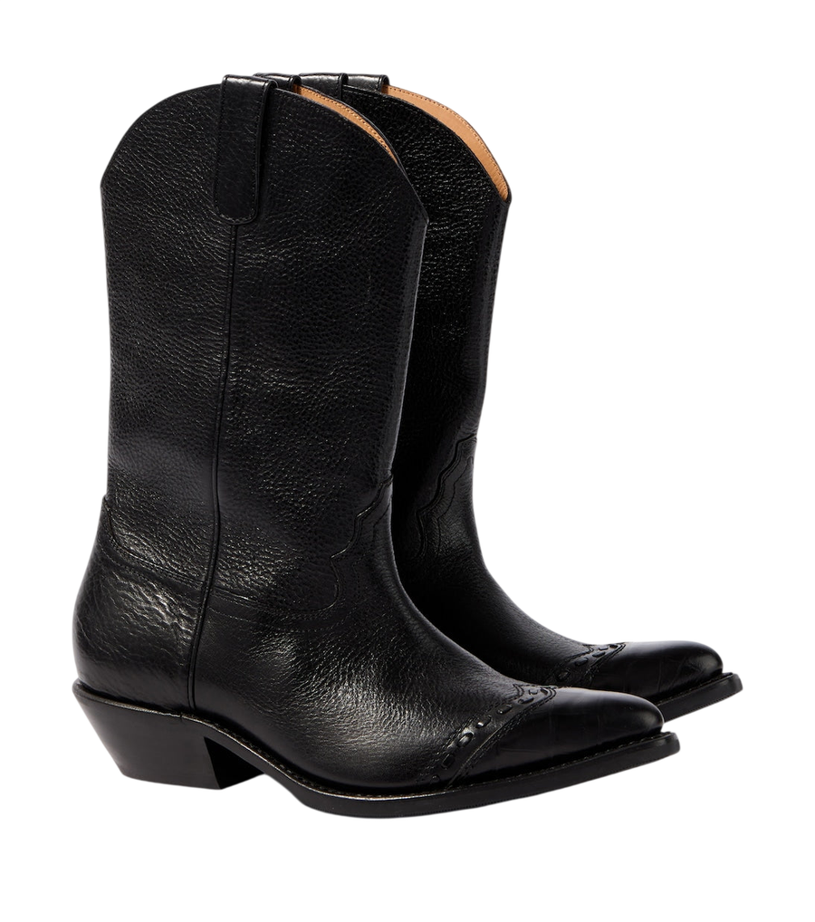 Our Legacy Consultant leather cowboy boots