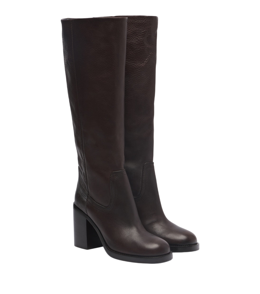 Paris Texas Alexandra leather knee-high boots