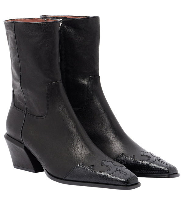 Paris Texas Bettina leather cowboy boots