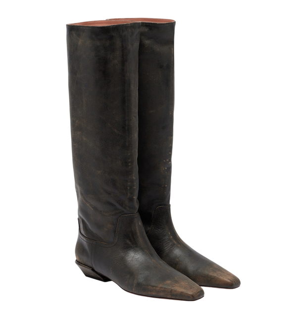 Paris Texas Bettina leather knee-high boots