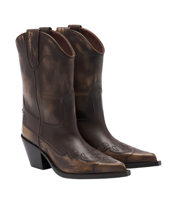 Paris Texas Dakota distressed leather cowboy boots