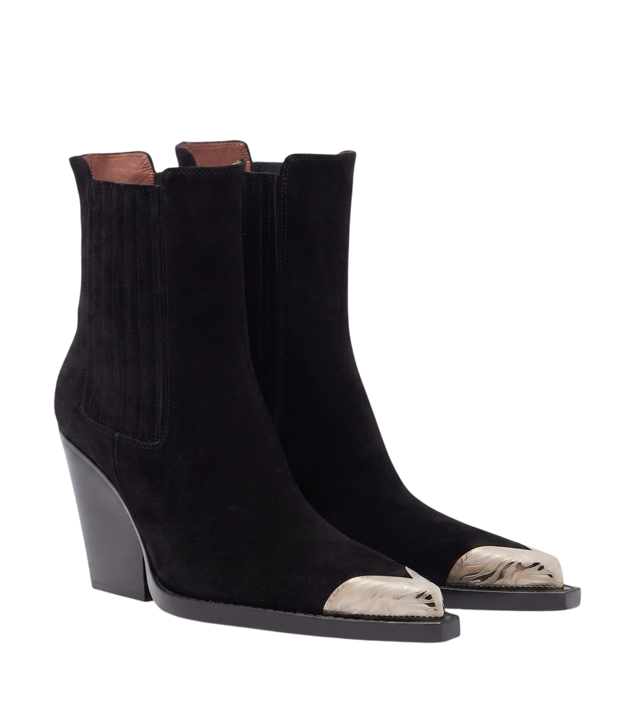 Paris Texas Dallas embellished suede ankle boots