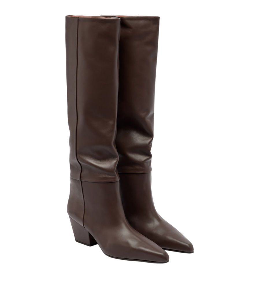 Paris Texas Jane leather knee-high boots