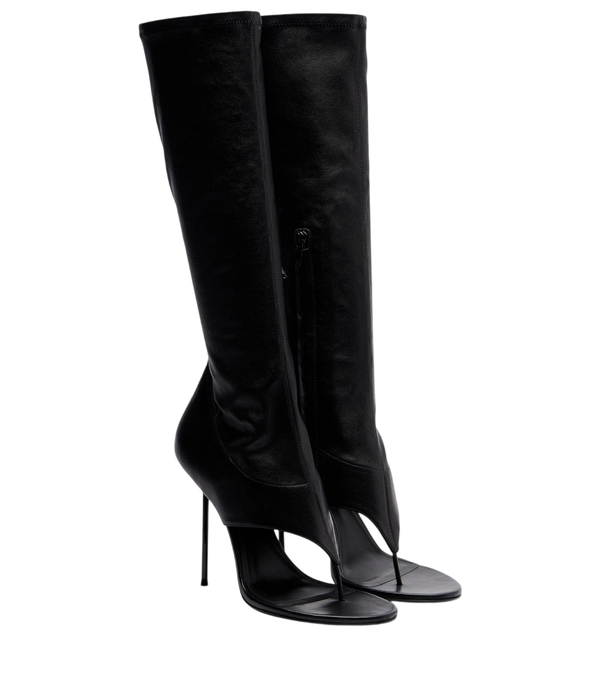 Paris Texas Lidia 105 leather knee-high boots