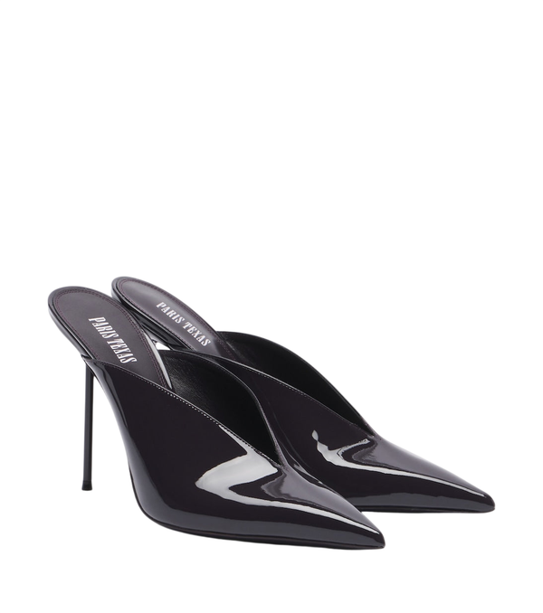 Paris Texas Lidia patent leather mules