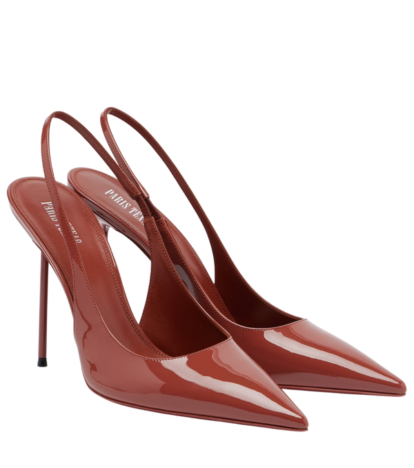 Zapatos de salón destalonados Lidia de charol de Paris Texas