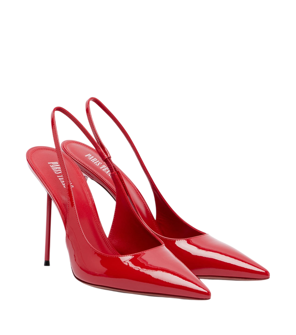 Zapatos de salón destalonados Lidia de charol de Paris Texas