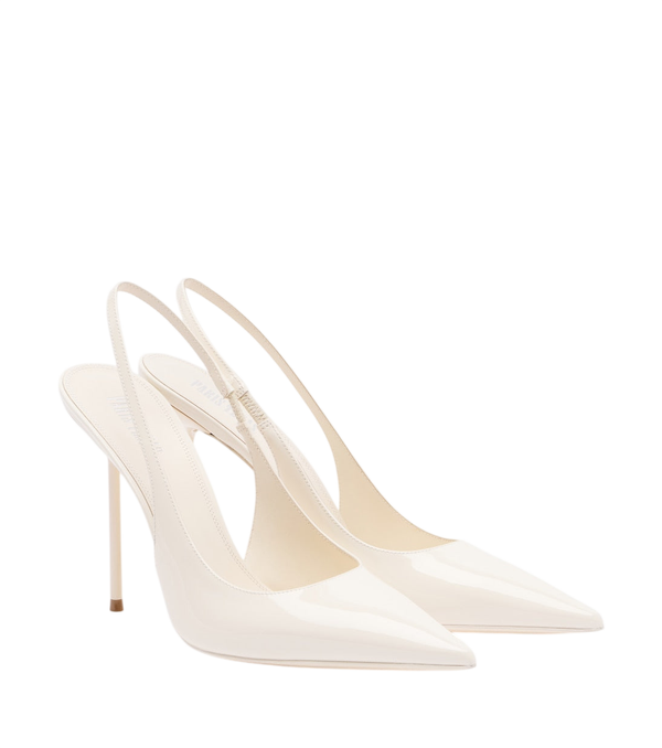 Paris Texas Lidia patent leather slingback pumps