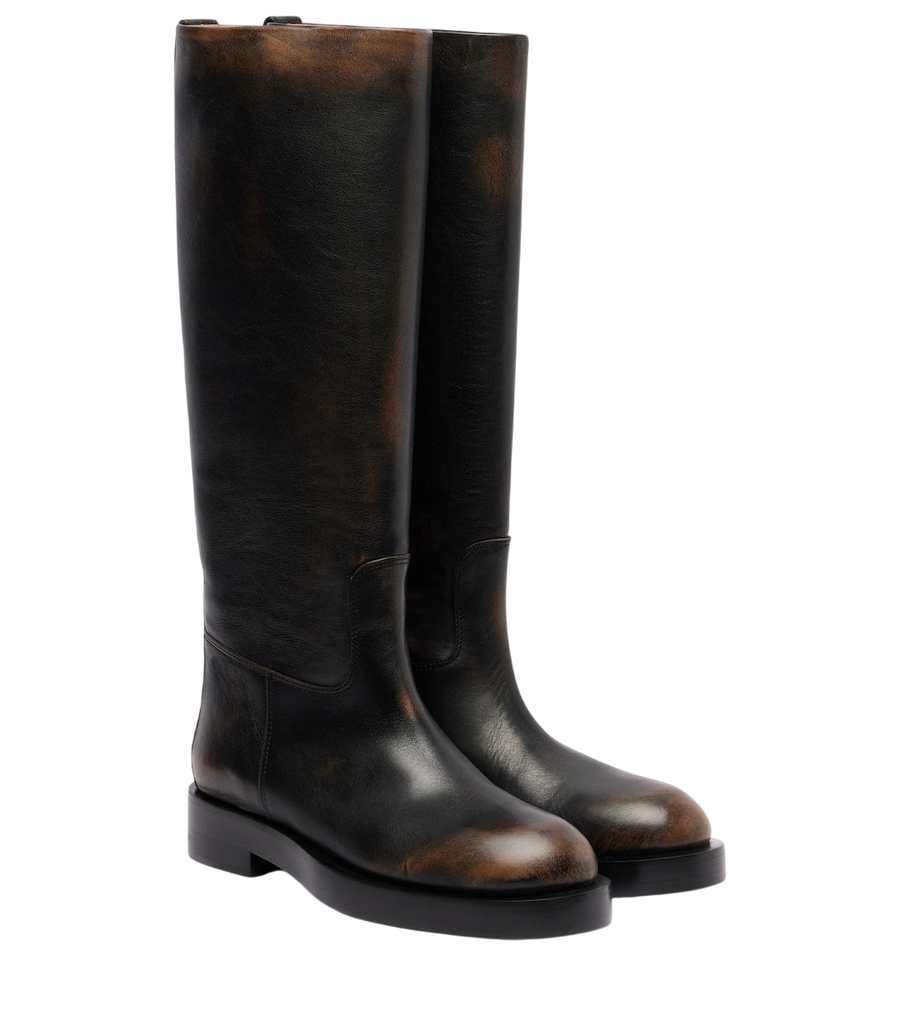 Paris Texas Napa leather knee-high boots