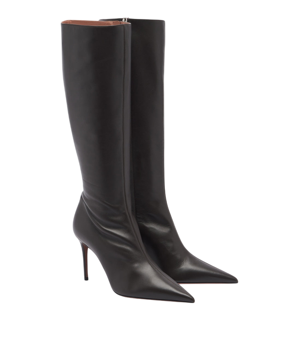 Paris Texas Vera leather knee-high boots
