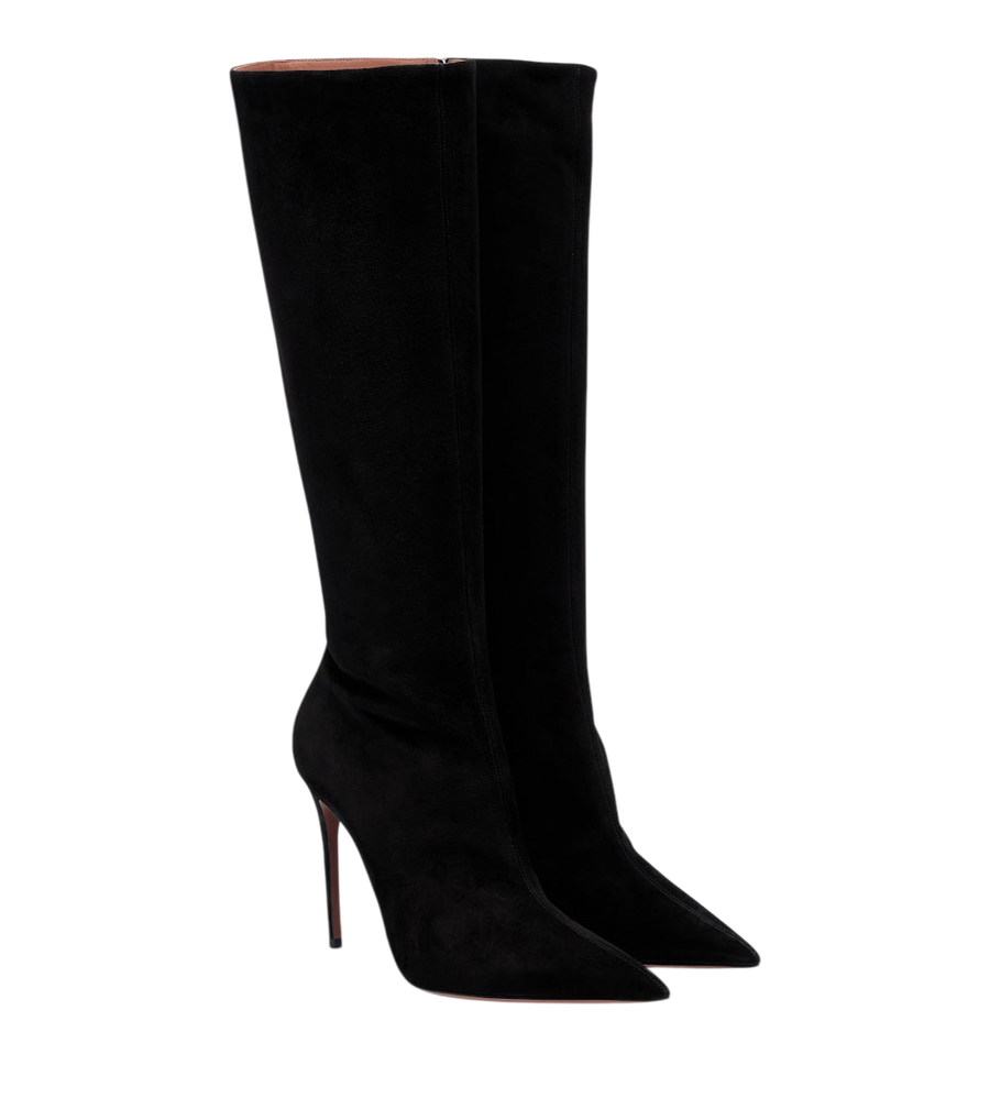 Paris Texas Vera suede knee-high boots