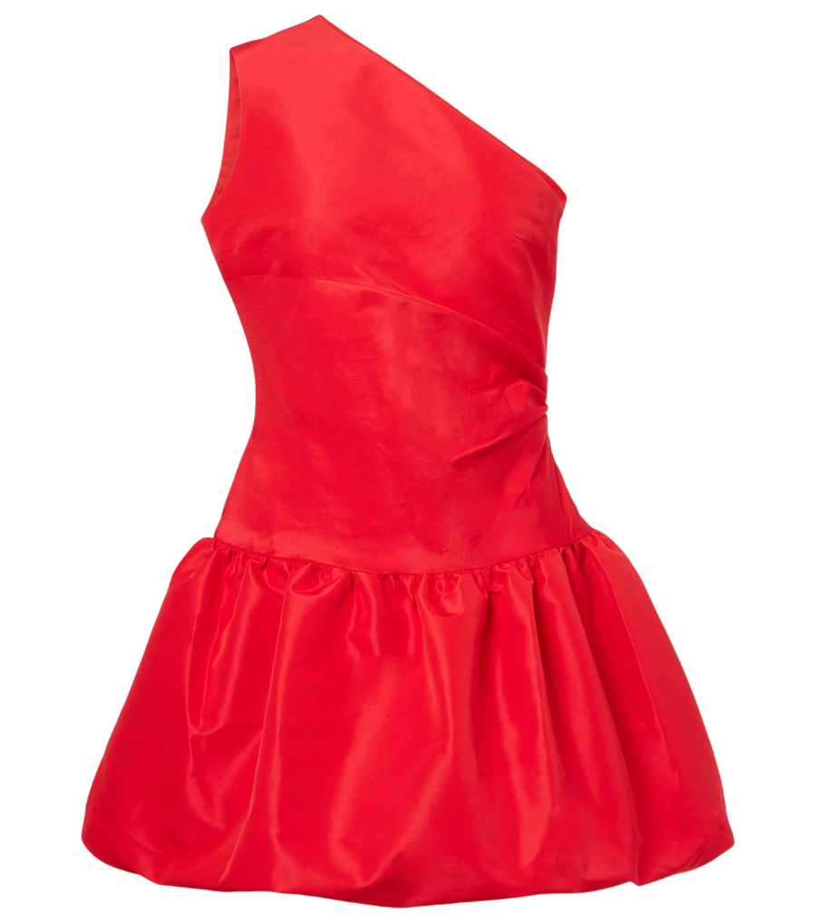Patou Asymmetric balloon minidress