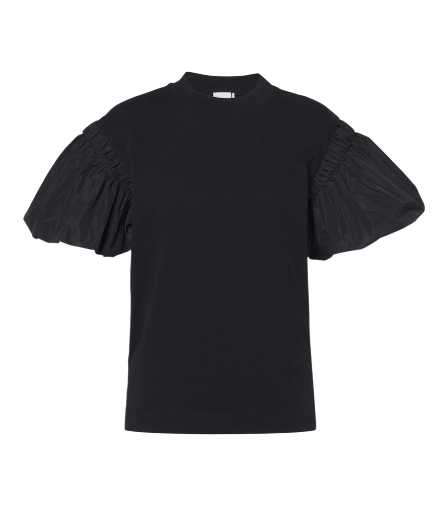 Patou Puff-sleeve cotton jersey T-shirt