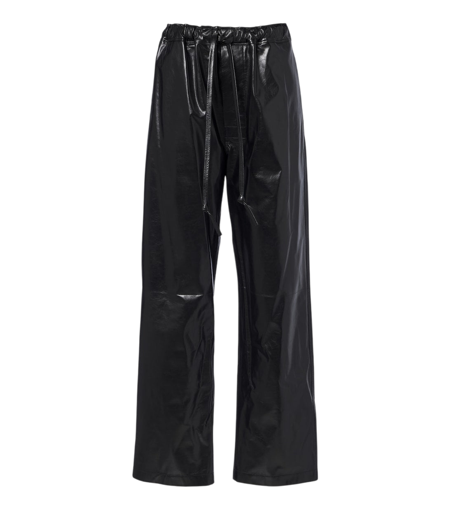 Phoebe Philo Leather wide-leg pants