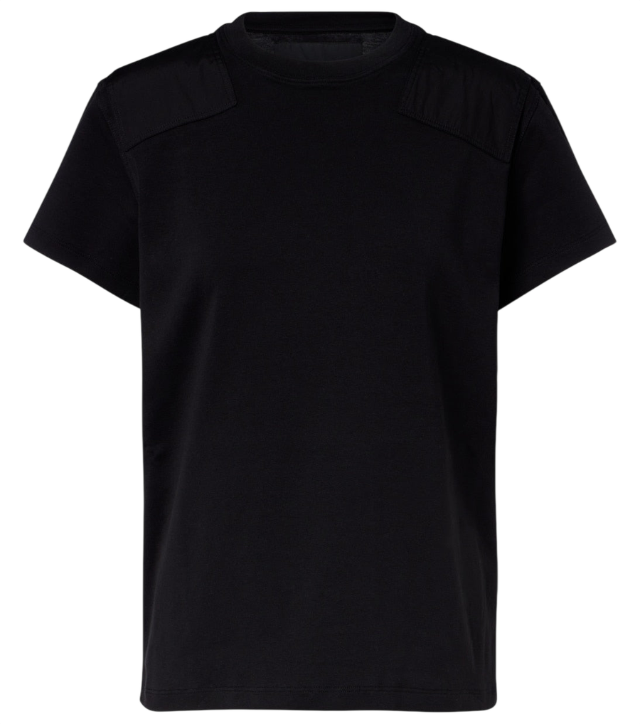 T-shirt en jersey de coton à patch appliqué Phoebe Philo