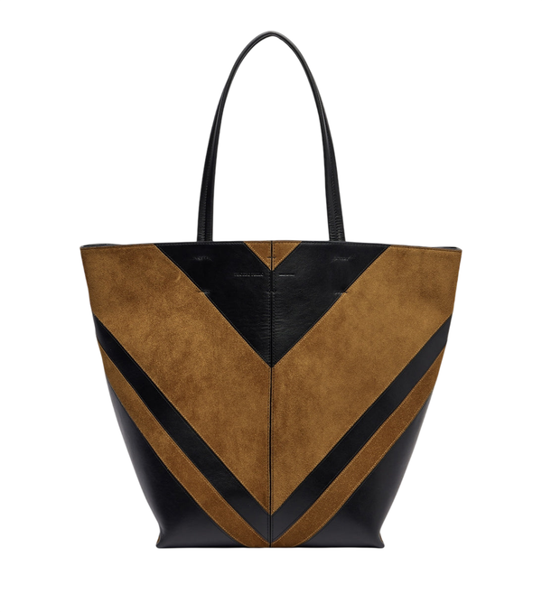 Phoebe Philo Pot Cabas suede and leather tote bag
