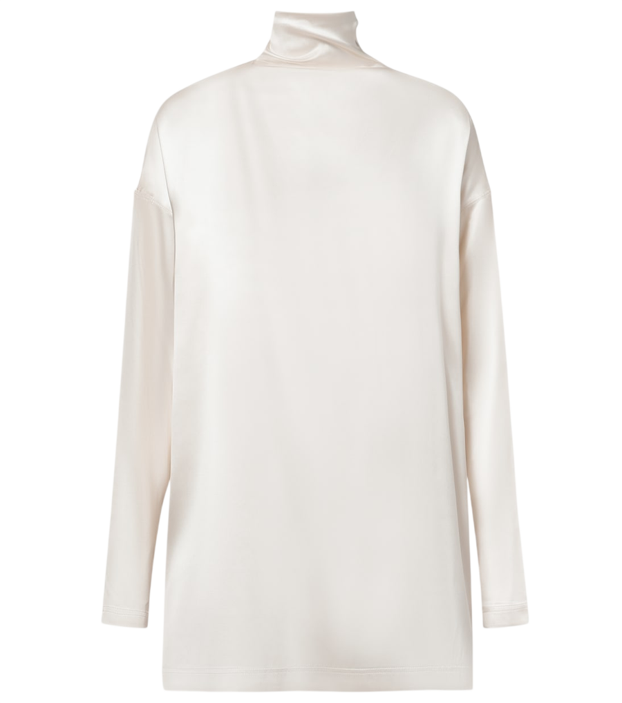 Phoebe Philo Silk-blend satin blouse