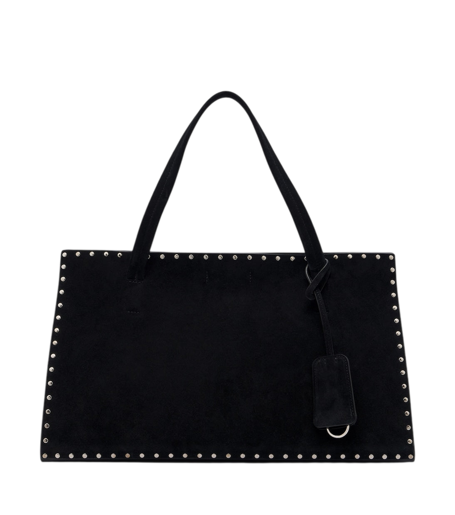 Phoebe Philo Small Stud Cabas suede tote bag