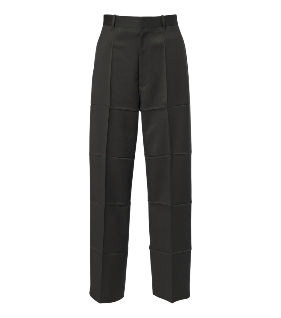 Phoebe Philo Wool and mohair wide-leg pants