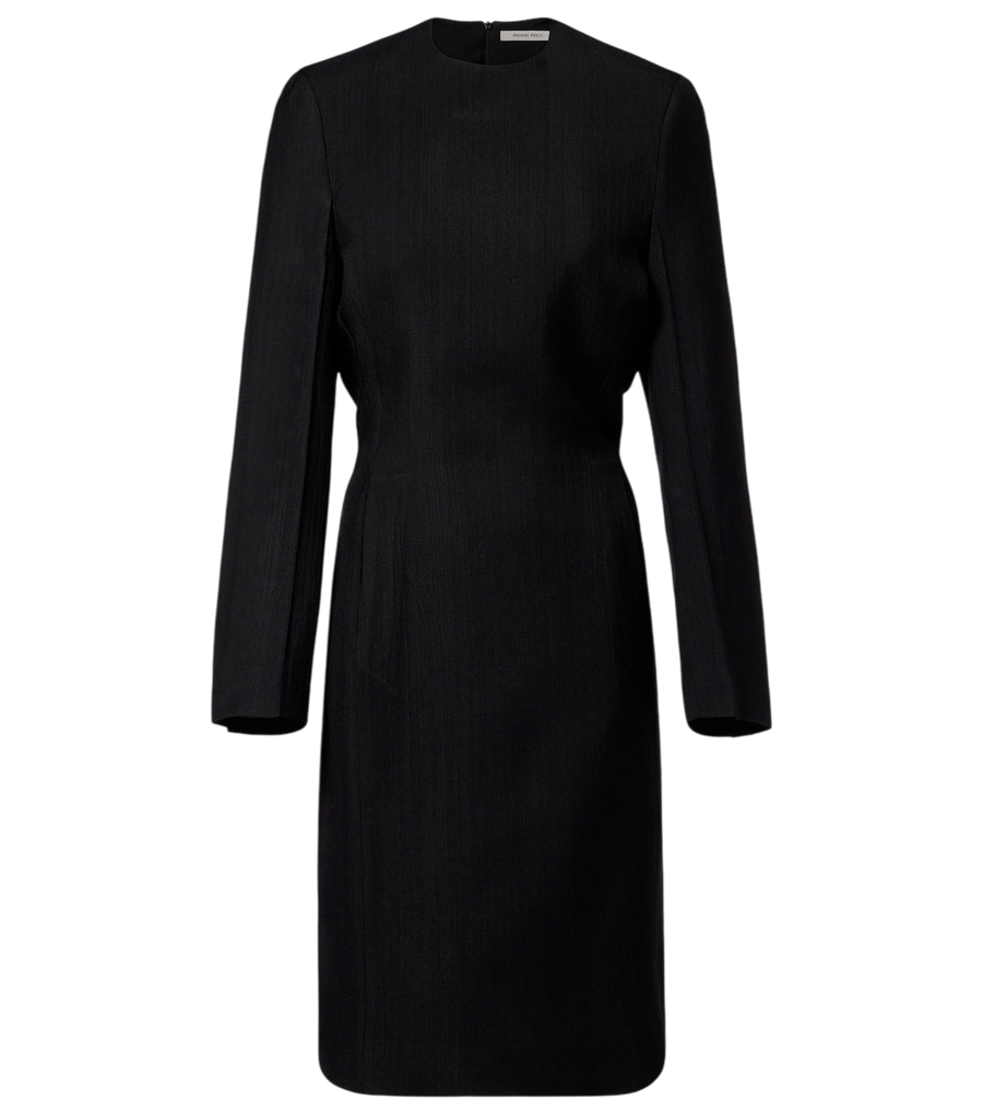 Robe midi tissée Phoebe Philo