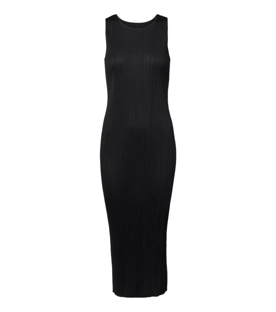 Pleats Please Issey Miyake Basics pleated midi dress