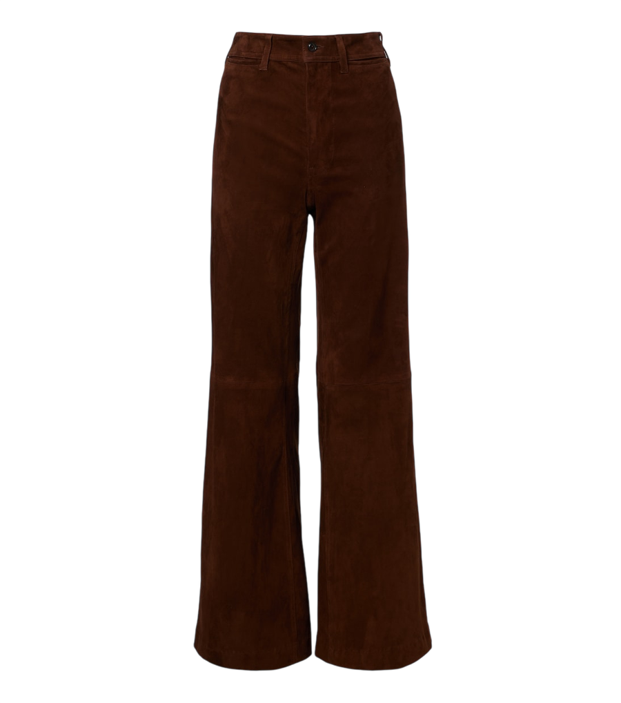 Polo Ralph Lauren Beaton suede flared pants