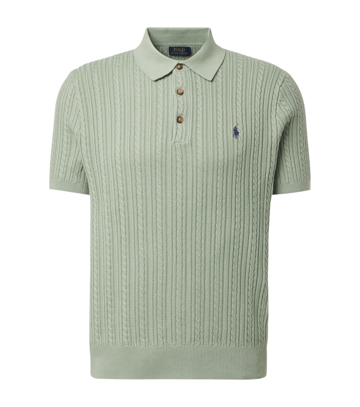Polo Ralph Lauren Cable-knit cotton polo shirt [white-bg-v2:dd2b0cc7-a64c-45b3-81ec-48d3e6586071]