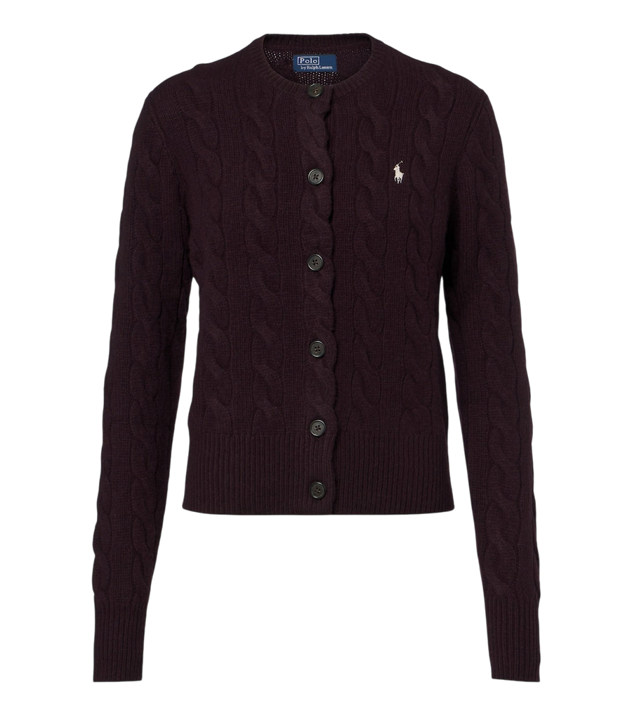 Polo Ralph Lauren Cable-knit wool and cashmere cardigan