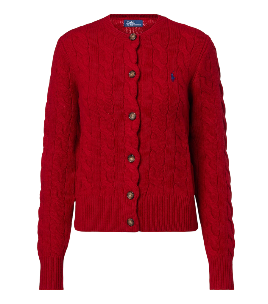 Polo Ralph Lauren Cable-knit wool and cashmere cardigan