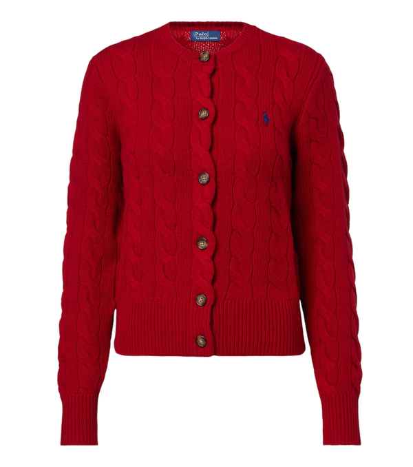 Polo Ralph Lauren Cable-knit wool and cashmere cardigan