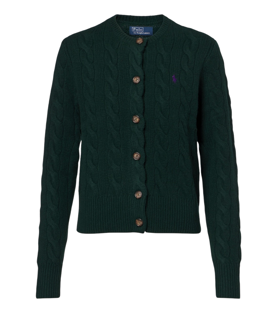 Polo Ralph Lauren Cable-knit wool and cashmere cardigan