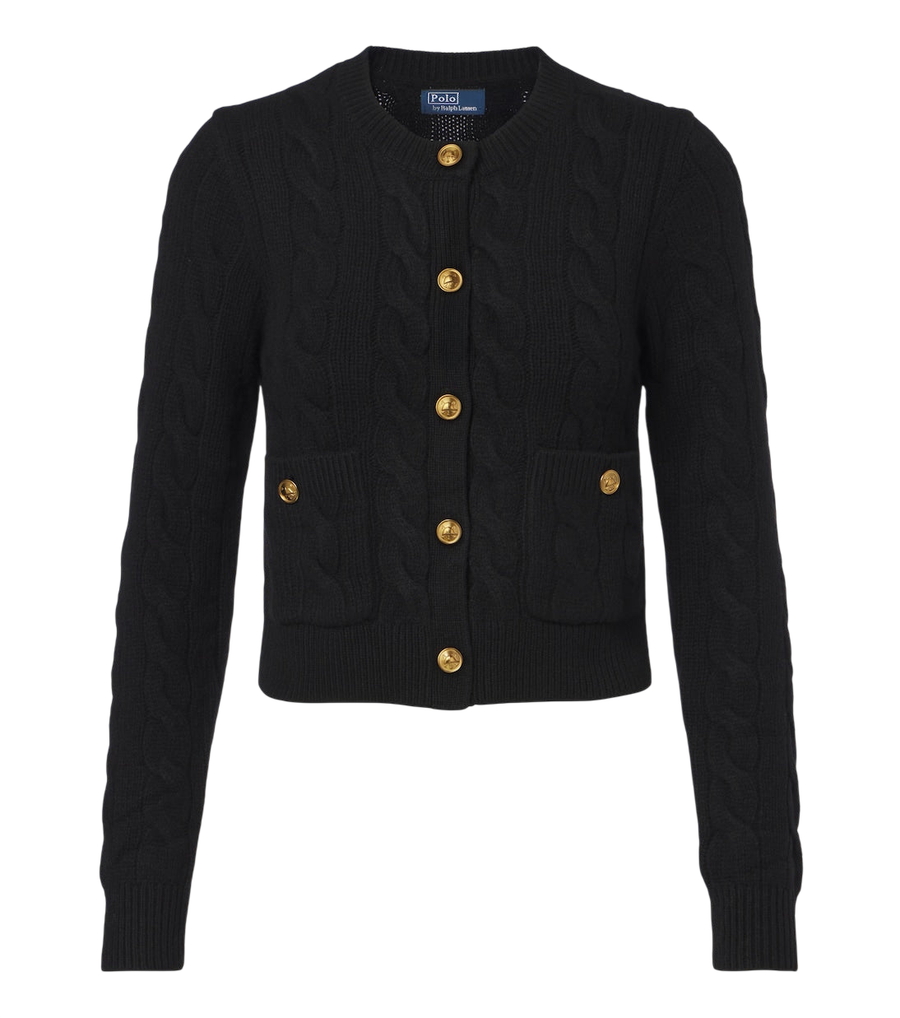 Polo Ralph Lauren Cable-knit wool and cashmere cardigan