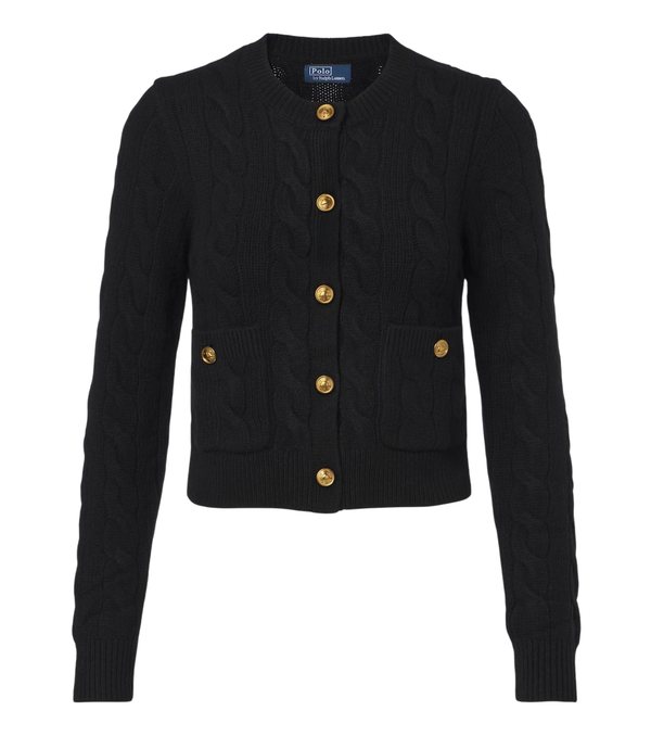 Polo Ralph Lauren Cable-knit wool and cashmere cardigan