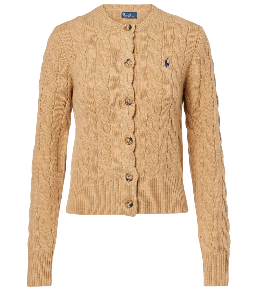 Polo Ralph Lauren Cable-knit wool and cashmere cardigan